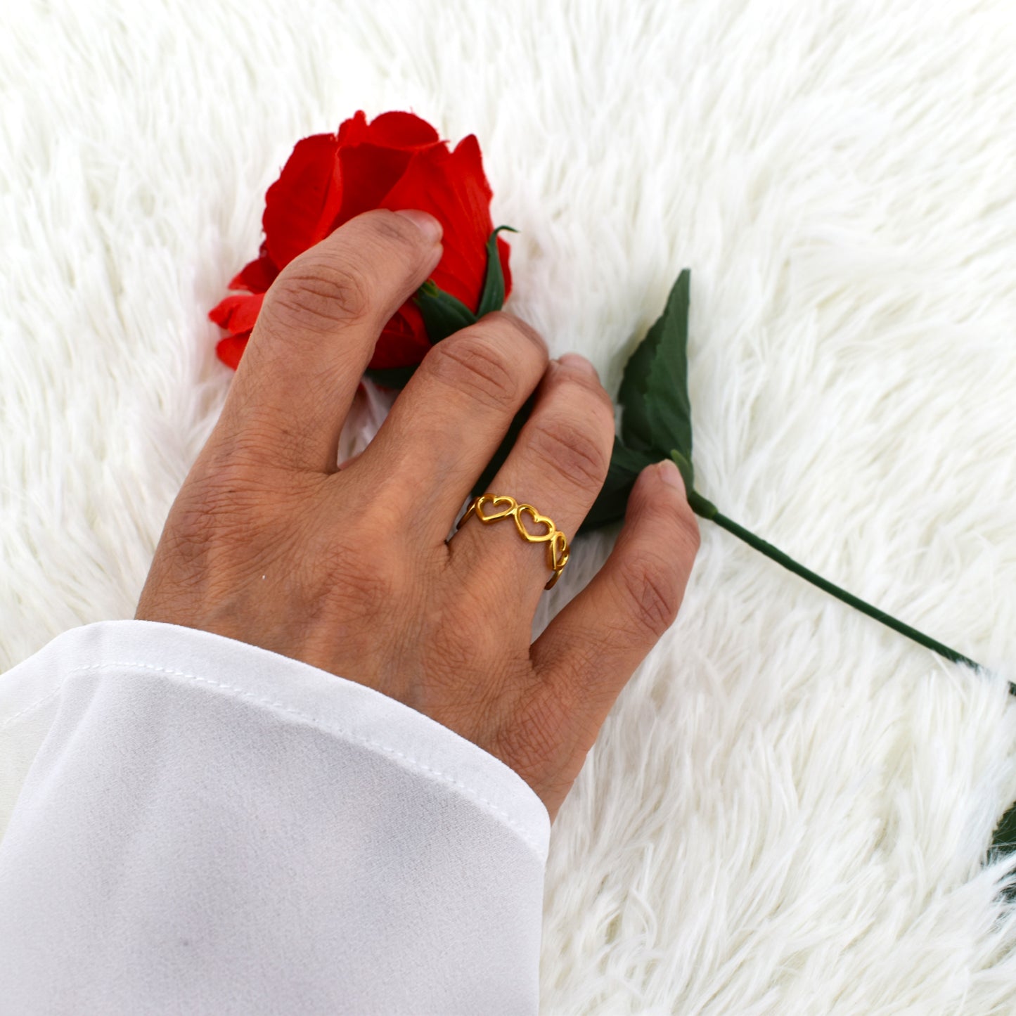 Anel Corações Perfeitos